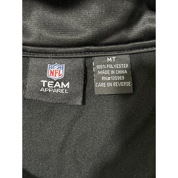 NFL Team Apparel Men's Jacket Full Zip Colts Black Blue Size Medium Tall - Picture 5 of 6